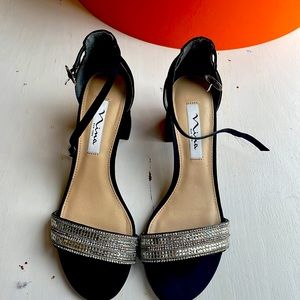 nina crystal shoes size 7.5